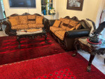 sofa set and tables