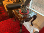 sofa set and tables