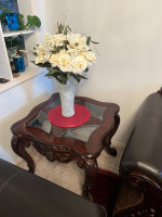 sofa set and tables