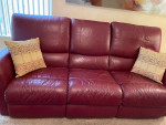 Beautiful leather sofa