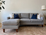 Corbett Convertible Chaise Sofa