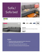 MOVING SALE (bed frame, mattress, sofa, sofa bed, tv stand, vacuum)