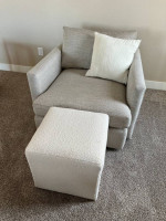 Crate & Barrel 3-Seat Grande Sofa + 2 Deep Chaise Lounge