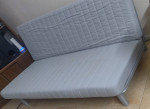 QUEEN SIZE FUTON SOFA BED FRAME WITH FIRM MATTRESS