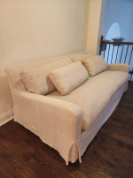 Restoration Hardware Belgian Slope Arm Sofa