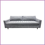 Mitchell Gold & Bob Williams Dove Gray Velvet Sofa
