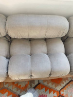 Camaleonda Grey Chenille Sofa Mario Bellini