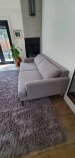 West Elm - Andes 76.5"Sofa, Heathered Crosshatch,Feather Gray $250 OBO