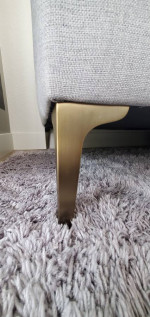 West Elm - Andes 76.5"Sofa, Heathered Crosshatch,Feather Gray $250 OBO