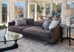 ABC Home Grey Upholstered Sofa