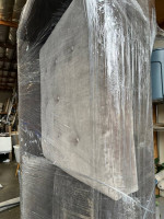 ABC Home Grey Upholstered Sofa
