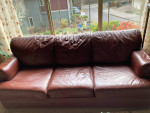 leather sofa