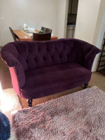 Lovedseat sofa purple