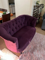 Lovedseat sofa purple