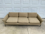 Milo Baughman Mid Century Modern Sofa Couch Mcm Chrome Legs
