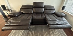 Power Reclining Leather Sofa