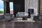 Condo Size Air Leather Sofa Synthetic Leather sofa