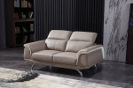 Condo Size Air Leather sofa Special design for armrest & headrest