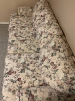 Floral sleeper sofa