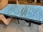 Love Seat Sleeper Sofa and Storage Ottoman Ashley Furniture