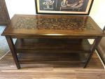 Stunning Mosaic Tile Inlay Sofa Table
