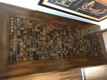 Stunning Mosaic Tile Inlay Sofa Table