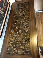 Stunning Mosaic Tile Inlay Sofa Table