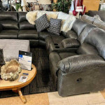 New Ashley Tambo 2-Piece Manual Reclining Sectional Sofa/Couch