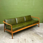 Danish Mid Century Modern Teak Sofa by Folke Ohlsson for Dux