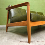 Danish Mid Century Modern Teak Sofa by Folke Ohlsson for Dux