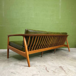 Danish Mid Century Modern Teak Sofa by Folke Ohlsson for Dux