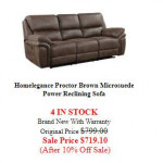 NEW RECLINING SOFA - 10 DESIGNER STYLES - STARTING AT