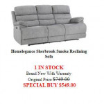 10 NEW RECLINING SOFA - DESIGNER STYLES - STARTING AT