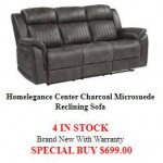 10 NEW RECLINING SOFA - DESIGNER STYLES - STARTING AT