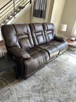 Wurstrow Power Leather Reclining Sofa and Loveseat