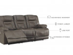 Wurstrow Power Leather Reclining Sofa and Loveseat