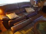 Large Leather Sofa