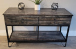 Warm Gray Sofa Table