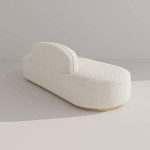 MODERN LIVING ROOM CURVED SOFA