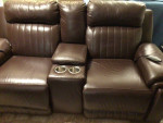 Southern Motion leather sofa