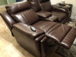 Southern Motion leather sofa