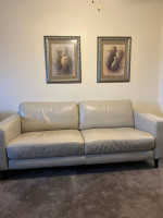Macy’s leather sofa