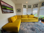 $2000 OBO Large 2pc Sectional Sofa with Queen Sofa Bed