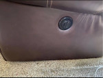 Leather Reclining Sofa