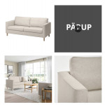 IKEA PÄRUP Sofa, Gunnared beige