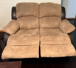 Recliner love seat sofa