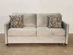 Lachlan Queen sofa bed in Fabric Seduce Grey