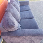 Grey Microfiber Couch / Sofa