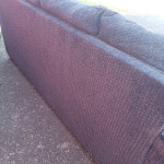 Grey Microfiber Couch / Sofa