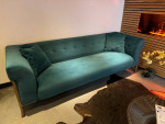Velvet sofa